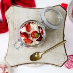 No-Bake Cheesecake Jars with Berry Compote